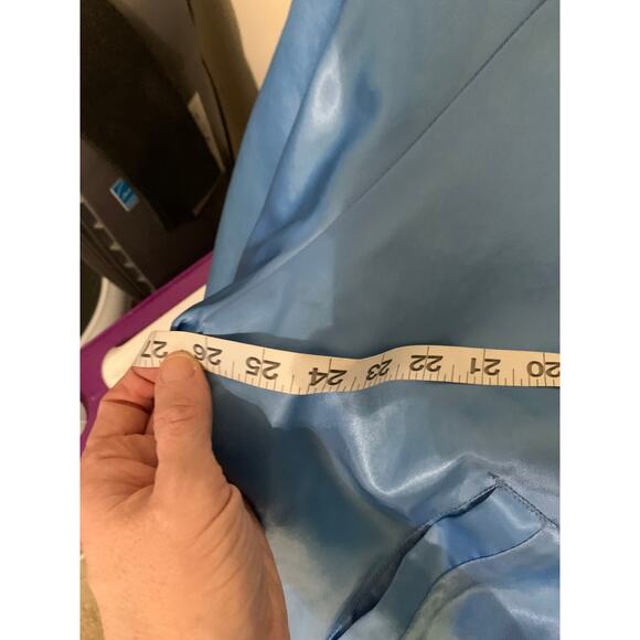 Aristo Jac 1980s Vintage Blue Unisex Windbreaker Car Theme Bomber Jacket Size XL - Picture 7 of 10